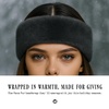 image:imageFunky Junque Fuzzy Headbands for Women  Fluffy Faux Fur Ear Warmer Head band Warm Winter Furry Ear Muff Head Wrap Cozy Fit  Leopard  BrownDark Grey