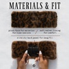 image:imageFunky Junque Fuzzy Headbands for Women  Fluffy Faux Fur Ear Warmer Head band Warm Winter Furry Ear Muff Head Wrap Cozy Fit  Leopard  BrownLeopard  Brown