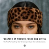 image:imageFunky Junque Fuzzy Headbands for Women  Fluffy Faux Fur Ear Warmer Head band Warm Winter Furry Ear Muff Head Wrap Cozy Fit  Leopard  BrownLeopard  Latte