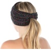 image:imageFunky Junque Ponytail Headwrap Ear Warmer Winter Fall Womens Running Headband  Kaleidoscope