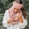 image:imageFunky Junque Ponytail Headwrap Ear Warmer Winter Fall Womens Running Headband  Kaleidoscope