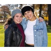 image:imageFunky Junque Ponytail Headwrap Ear Warmer Winter Fall Womens Running Headband  Violet2 Pack  Black  Heather Grey