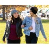 image:imageFunky Junque Ponytail Headwrap Ear Warmer Winter Fall Womens Running Headband  Violet2 Pack  Black  Heather Grey