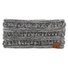 image:imageFunky Junque Ponytail Headwrap Ear Warmer Winter Fall Womens Running Headband  Violet4 Tone Mix  Grey  Black  Beige  Lt French Beige