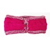 image:imageFunky Junque Ponytail Headwrap Ear Warmer Winter Fall Womens Running Headband  Violet4 Tone Mix  Light Pink  Fuchsia  Ivory  Burgundy