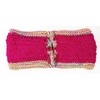 image:imageFunky Junque Ponytail Headwrap Ear Warmer Winter Fall Womens Running Headband  Violet4 Tone Mix  Yellow  Hot Pink  Turquoise  Pink