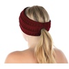 image:imageFunky Junque Ponytail Headwrap Ear Warmer Winter Fall Womens Running Headband  VioletBurgundy