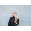 image:imageFunky Junque Ponytail Headwrap Ear Warmer Winter Fall Womens Running Headband  VioletHeather Grey