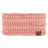 image:imageFunky Junque Ponytail Headwrap Ear Warmer Winter Fall Womens Running Headband  VioletIndi Pink
