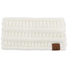 image:imageFunky Junque Ponytail Headwrap Ear Warmer Winter Fall Womens Running Headband  VioletIvory
