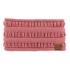 image:imageFunky Junque Ponytail Headwrap Ear Warmer Winter Fall Womens Running Headband  VioletMauve