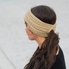 image:imageFunky Junque Ponytail Headwrap Ear Warmer Winter Fall Womens Running Headband  VioletMint