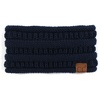 image:imageFunky Junque Ponytail Headwrap Ear Warmer Winter Fall Womens Running Headband  VioletNavy
