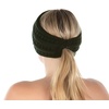 image:imageFunky Junque Ponytail Headwrap Ear Warmer Winter Fall Womens Running Headband  VioletOlive
