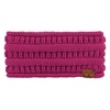 image:imageFunky Junque Ponytail Headwrap Ear Warmer Winter Fall Womens Running Headband  VioletPink Azalea