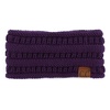 image:imageFunky Junque Ponytail Headwrap Ear Warmer Winter Fall Womens Running Headband  VioletPurple