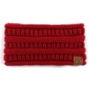 image:imageFunky Junque Ponytail Headwrap Ear Warmer Winter Fall Womens Running Headband  VioletRed