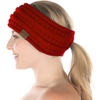 image:imageFunky Junque Ponytail Headwrap Ear Warmer Winter Fall Womens Running Headband  VioletRed
