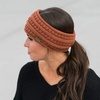 image:imageFunky Junque Ponytail Headwrap Ear Warmer Winter Fall Womens Running Headband  VioletRust