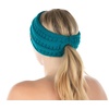 image:imageFunky Junque Ponytail Headwrap Ear Warmer Winter Fall Womens Running Headband  VioletTeal