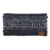 image:imageFunky Junque Ponytail Headwrap Ear Warmer Winter Fall Womens Running Headband  VioletVariegated Confetti Navy