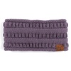 image:imageFunky Junque Ponytail Headwrap Ear Warmer Winter Fall Womens Running Headband  VioletViolet
