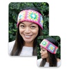 image:imageFunky Junque Winter Headbands for Women  Warm Head Wraps Earmuff Style Ear Warmers Cozy Headwrap for Running Womens Outdoors Gear amp Accessories  Chenille Confetti OatmealCrochet  Hot Pink