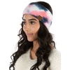 image:imageFunky Junque Womens Cozy Tie Dye Headband Ear Warmer  Stylish Winter Headwrap  Bright Hues Neutral Tones Value PacksNavyPink