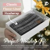 image:imageFunky Junque Womens Ponytail Headband  Soft Knit Winter Ear Warmer for Women Cable Knit Fleece Lined Head Wrap for Cold Weather  IvoryGrey  Black  Beige  French Beige  4 Tone Mix