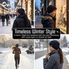 image:imageFunky Junque Womens Ponytail Headband  Soft Knit Winter Ear Warmer for Women Cable Knit Fleece Lined Head Wrap for Cold Weather  IvoryNavy  Variegated Confetti