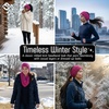 image:imageFunky Junque Womens Ponytail Headband  Soft Knit Winter Ear Warmer for Women Cable Knit Fleece Lined Head Wrap for Cold Weather  IvoryPink Azalea