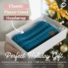 image:imageFunky Junque Womens Ponytail Headband  Soft Knit Winter Ear Warmer for Women Cable Knit Fleece Lined Head Wrap for Cold Weather  IvoryTeal