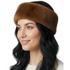 image:imageFunky Junque Fuzzy Headbands for Women  Fluffy Faux Fur Ear Warmer Head band Warm Winter Furry Ear Muff Head Wrap Cozy Fit  Leopard  BrownBrown