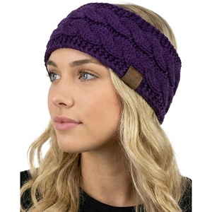 image:imageFunky Junque Winter Headbands for Women  Warm Head Wraps Earmuff Style Ear Warmers Cozy Headwrap for Running Womens Outdoors Gear amp Accessories  Chenille Confetti OatmealPurple