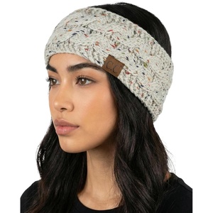 image:imageFunky Junque Winter Headbands for Women  Warm Head Wraps Earmuff Style Ear Warmers Cozy Headwrap for Running Womens Outdoors Gear amp Accessories  Chenille Confetti OatmealConfetti Oatmeal