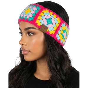 image:imageFunky Junque Winter Headbands for Women  Warm Head Wraps Earmuff Style Ear Warmers Cozy Headwrap for Running Womens Outdoors Gear amp Accessories  Chenille Confetti OatmealCrochet  Hot Pink