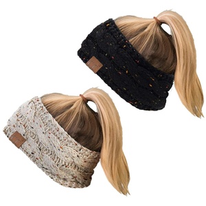 image:imageFunky Junque Winter Headbands for Women  Warm Head Wraps Earmuff Style Ear Warmers Cozy Headwrap for Running Womens Outdoors Gear amp Accessories  Chenille Confetti OatmealConfetti Black  Oatmeal 2 Pack