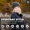 image:imageFunky Junque Adult Winter Beanie Slouchy Knit Skull Cap  Ribbed Cuff Hat for Men and Women Soft Acrylic Toboggan Warm and Lightweight Ski and Cold Weather Elastic Stretch FitMoss