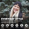 image:imageFunky Junque Adult Winter Beanie Slouchy Knit Skull Cap  Ribbed Cuff Hat for Men and Women Soft Acrylic Toboggan Warm and Lightweight Ski and Cold Weather Elastic Stretch FitBlack  Confetti