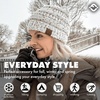 image:imageFunky Junque Adult Winter Beanie Slouchy Knit Skull Cap  Ribbed Cuff Hat for Men and Women Soft Acrylic Toboggan Warm and Lightweight Ski and Cold Weather Elastic Stretch FitIvory  Confetti