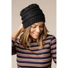 image:imageFunky Junque Adult Winter Beanie Slouchy Knit Skull Cap  Ribbed Cuff Hat for Men and Women Soft Acrylic Toboggan Warm and Lightweight Ski and Cold Weather Elastic Stretch FitBlack