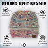 image:imageFunky Junque Adult Winter Beanie Slouchy Knit Skull Cap  Ribbed Cuff Hat for Men and Women Soft Acrylic Toboggan Warm and Lightweight Ski and Cold Weather Elastic Stretch FitPink  Yellow  Hot Pink  Teal  4 Tone Mix