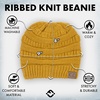 image:imageFunky Junque Adult Winter Beanie Slouchy Knit Skull Cap  Ribbed Cuff Hat for Men and Women Soft Acrylic Toboggan Warm and Lightweight Ski and Cold Weather Elastic Stretch FitMustard