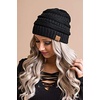 image:imageFunky Junque Adult Winter Beanie Slouchy Knit Skull Cap  Ribbed Cuff Hat for Men and Women Soft Acrylic Toboggan Warm and Lightweight Ski and Cold Weather Elastic Stretch FitBlack