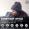 image:imageFunky Junque Adult Winter Beanie Slouchy Knit Skull Cap  Ribbed Cuff Hat for Men and Women Soft Acrylic Toboggan Warm and Lightweight Ski and Cold Weather Elastic Stretch FitGrey  Black  Beige  French Beige  4 Tone Mix