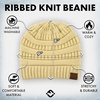 image:imageFunky Junque Adult Winter Beanie Slouchy Knit Skull Cap  Ribbed Cuff Hat for Men and Women Soft Acrylic Toboggan Warm and Lightweight Ski and Cold Weather Elastic Stretch FitLemonade