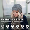 image:imageFunky Junque Adult Winter Beanie Slouchy Knit Skull Cap  Ribbed Cuff Hat for Men and Women Soft Acrylic Toboggan Warm and Lightweight Ski and Cold Weather Elastic Stretch FitDove Grey  Confetti
