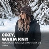 image:imageFunky Junque Adult Winter Beanie Slouchy Knit Skull Cap  Ribbed Cuff Hat for Men and Women Soft Acrylic Toboggan Warm and Lightweight Ski and Cold Weather Elastic Stretch FitGrey  Black  Beige  French Beige  4 Tone Mix