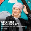 image:imageFunky Junque Adult Winter Beanie Slouchy Knit Skull Cap  Ribbed Cuff Hat for Men and Women Soft Acrylic Toboggan Warm and Lightweight Ski and Cold Weather Elastic Stretch FitIndi Pink  Confetti