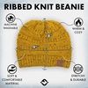 image:imageFunky Junque Adult Winter Beanie Slouchy Knit Skull Cap  Ribbed Cuff Hat for Men and Women Soft Acrylic Toboggan Warm and Lightweight Ski and Cold Weather Elastic Stretch FitMustard  Confetti